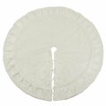 Tistheseason 72 in. Round Faux Fur Tree Skirt TI2658795